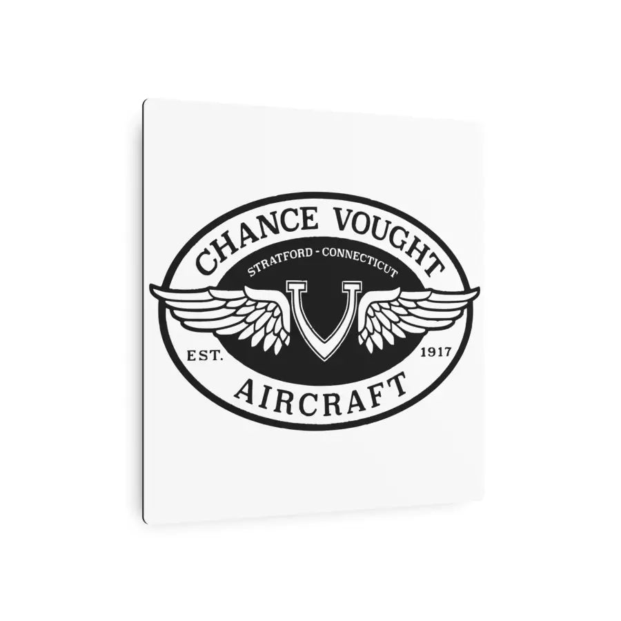 Chance Vought Metal Art Sign - Home Decor - Gifts for pilots - Aviation apparel