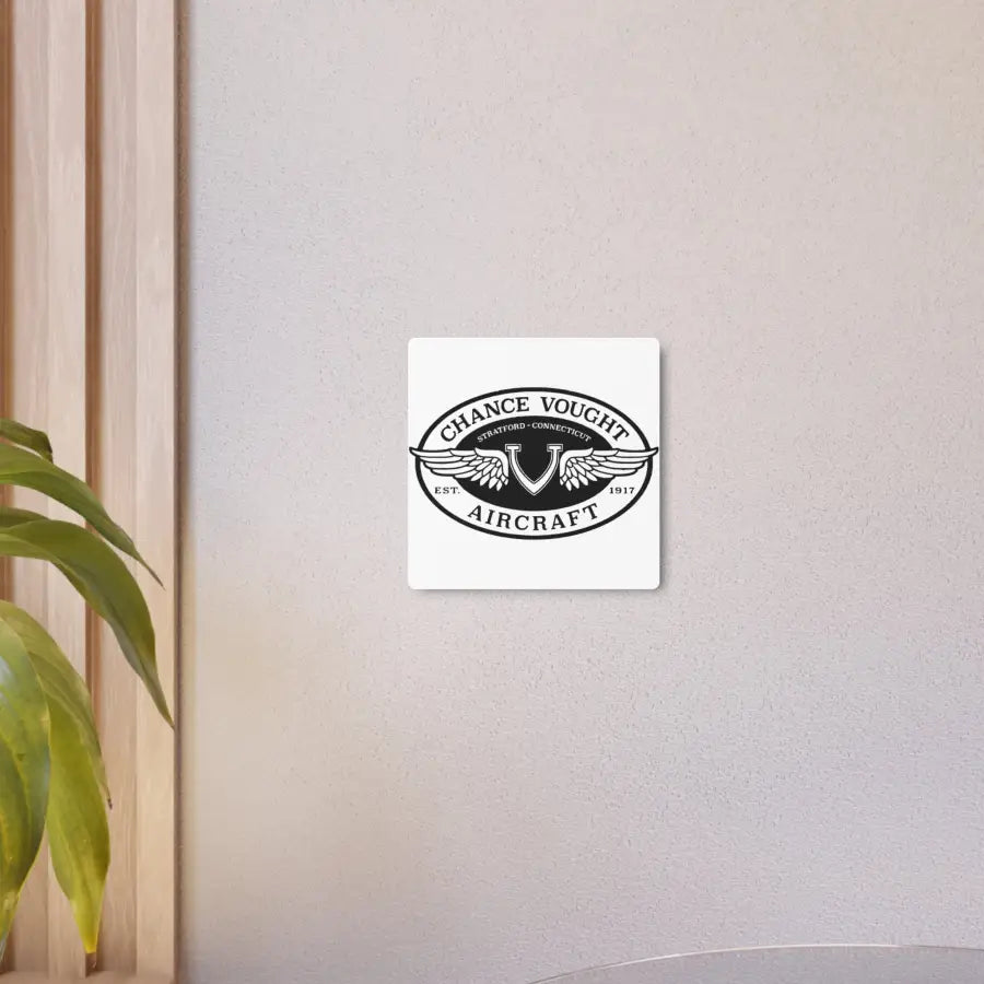 Chance Vought Metal Art Sign - Home Decor - Gifts for pilots - Aviation apparel