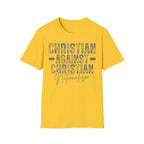Christian Against Nationalism - T-Shirt - Pilot gifts - WWII warbird t-shirt