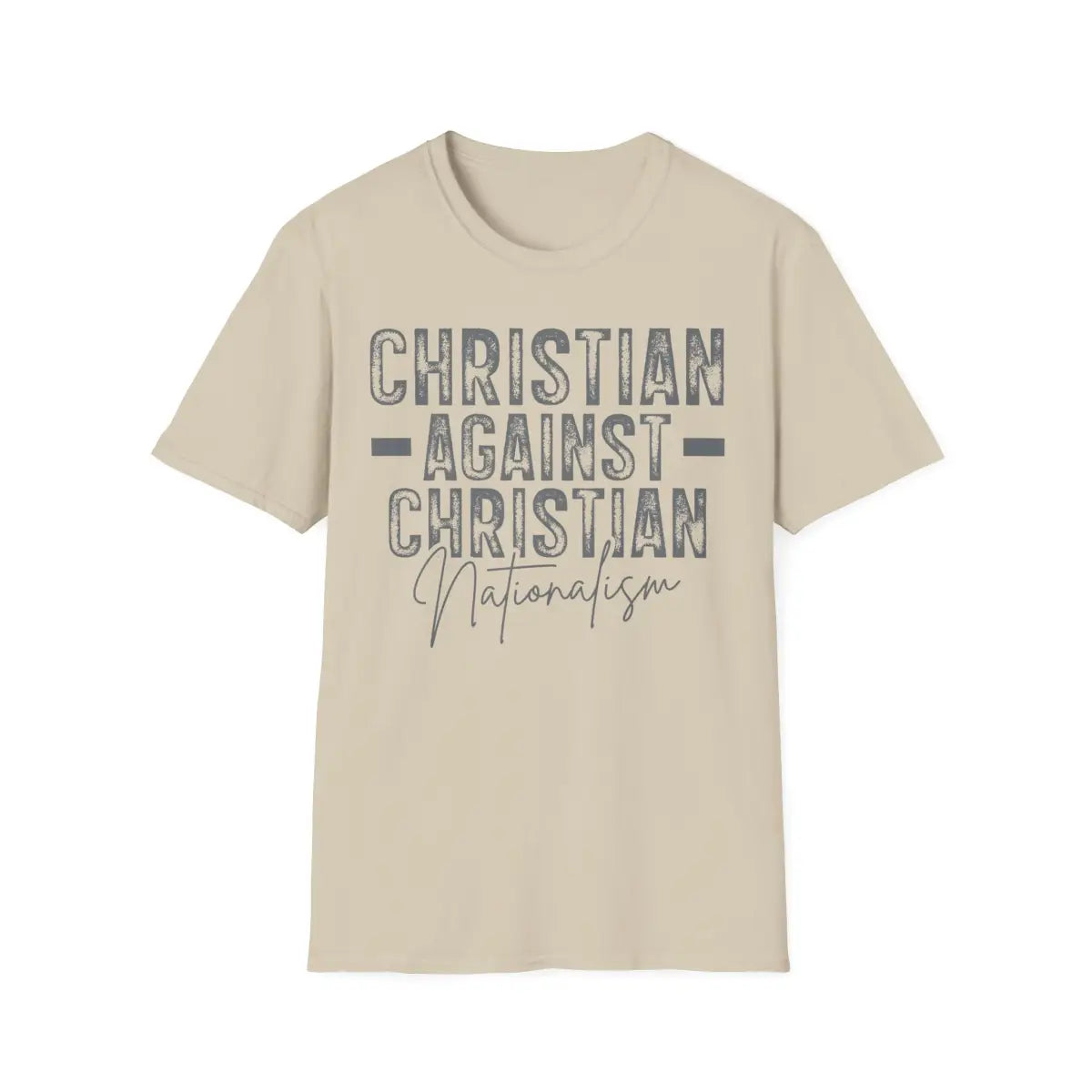 Christian Against Nationalism - T-Shirt - Pilot gifts - WWII warbird t-shirt
