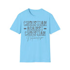 Christian Against Nationalism - T-Shirt - Pilot gifts - WWII warbird t-shirt