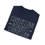 Christian Against Nationalism - T-Shirt - Pilot gifts - WWII warbird t-shirt