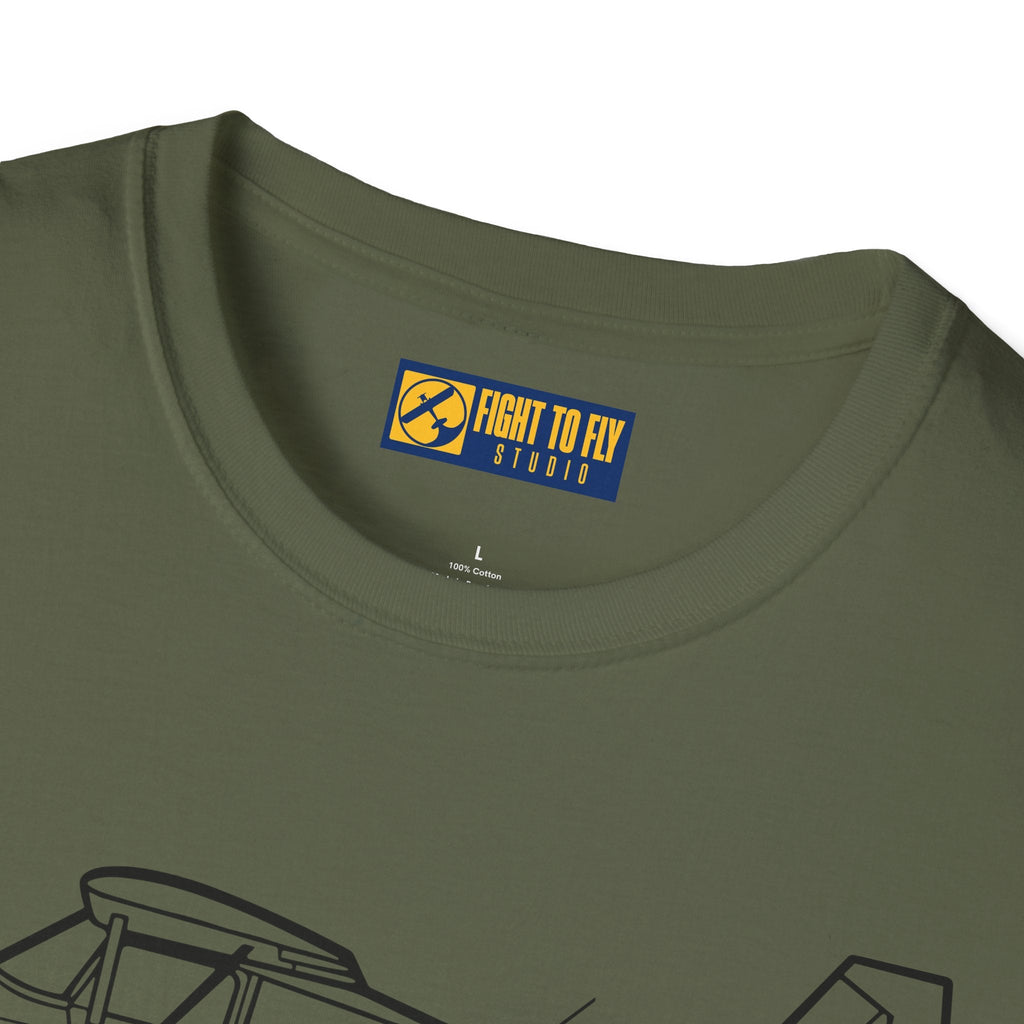Citabria T-Shirt – Bellanca Aerobatic Taildragger Aviation Tee - Gifts for pilots - apparel