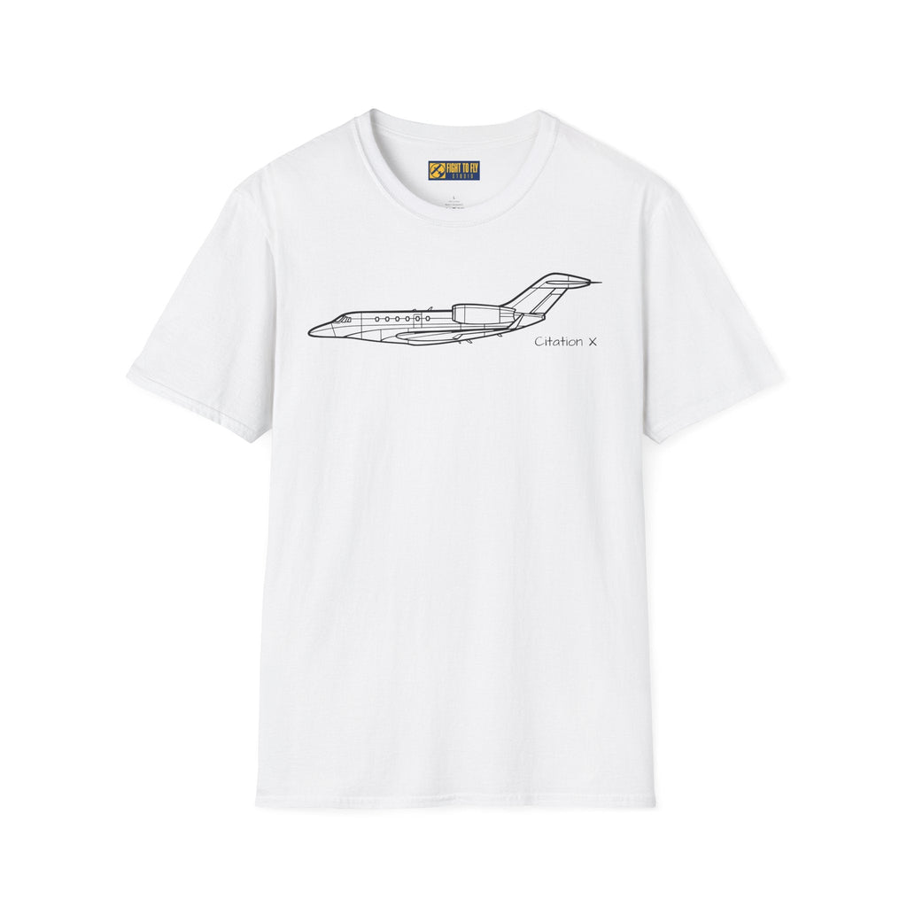 Citation X T-Shirt – High-Speed Business Jet Aviation Tee - Pilot gifts - WWII warbird t-shirt