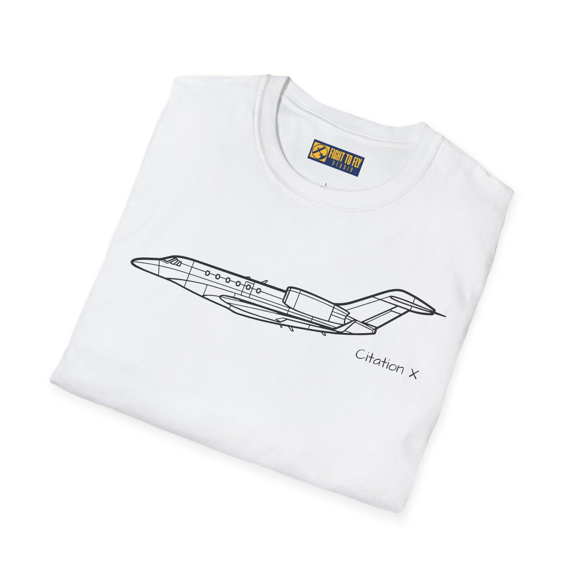 Citation X T-Shirt – High-Speed Business Jet Aviation Tee - Pilot gifts - WWII warbird t-shirt
