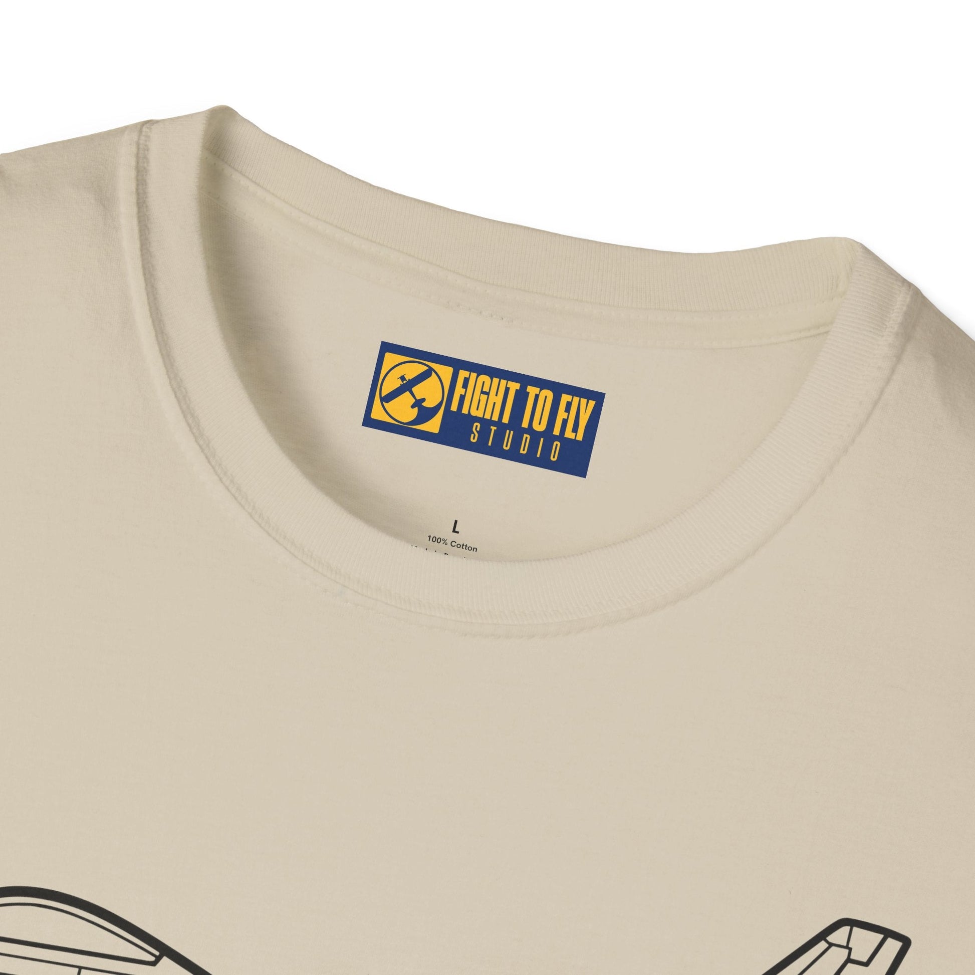 CL-13 T-Shirt – Cold War Jet Fighter Side Profile Aviation Tee - Pilot gifts - WWII warbird t-shirt