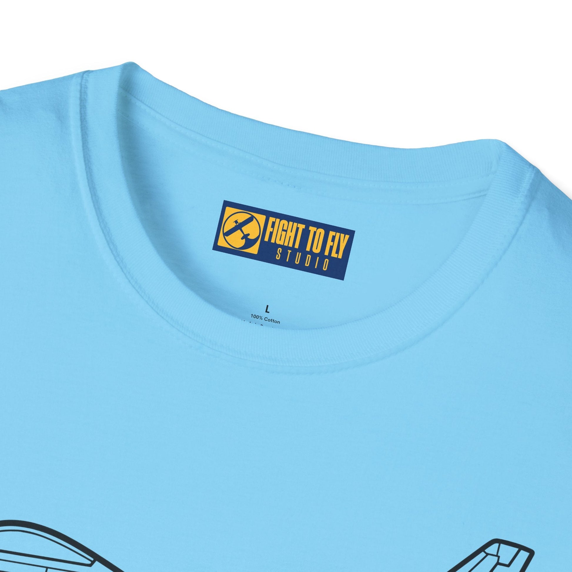 CL-13 T-Shirt – Cold War Jet Fighter Side Profile Aviation Tee - Pilot gifts - WWII warbird t-shirt