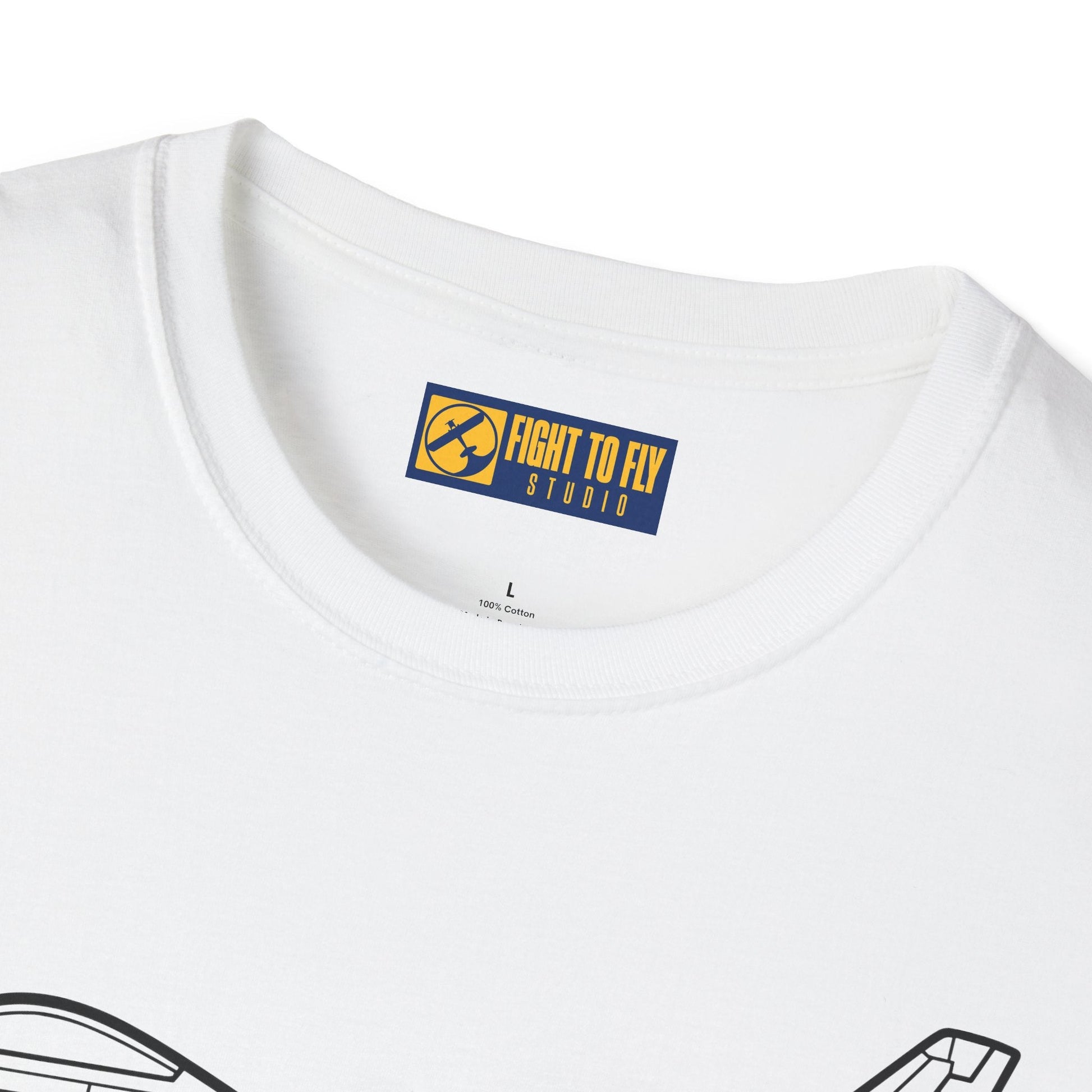 CL-13 T-Shirt – Cold War Jet Fighter Side Profile Aviation Tee - Pilot gifts - WWII warbird t-shirt