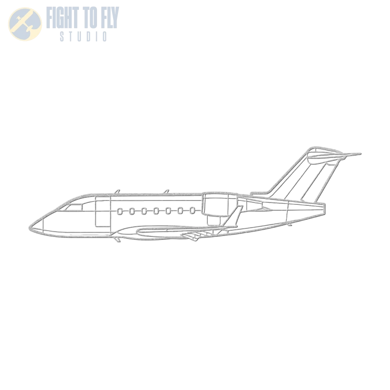 CL 604 Die Cut Metal Wall Art - Sign - Pilot gifts - WWII warbird t-shirt