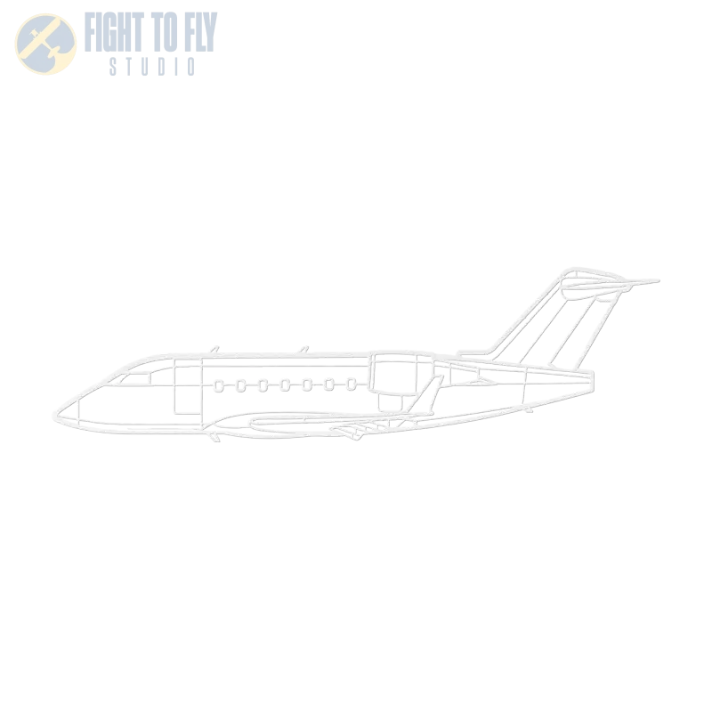 CL 604 Die Cut Metal Wall Art - Sign - Pilot gifts - WWII warbird t-shirt