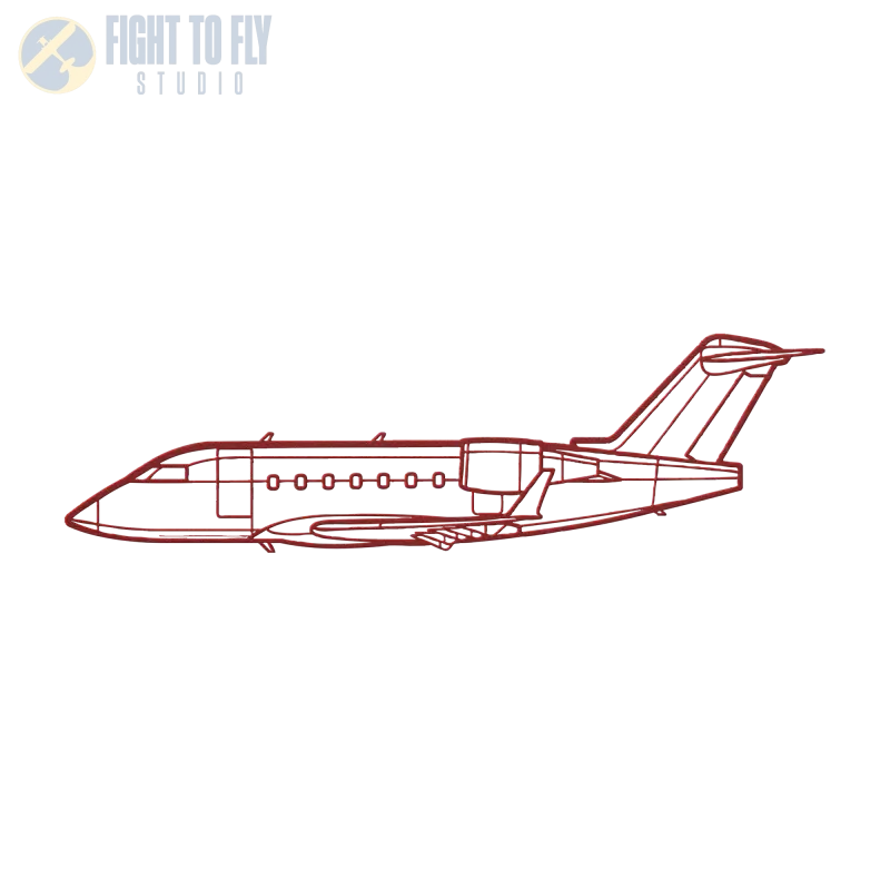 CL 604 Die Cut Metal Wall Art - Sign - Pilot gifts - WWII warbird t-shirt