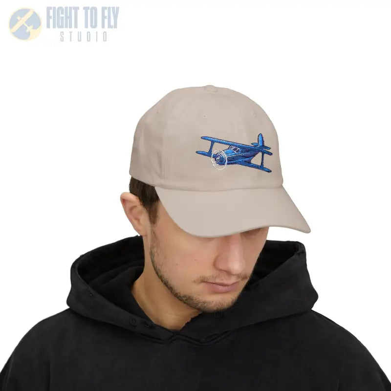 Classic Civil Aviation Biplane - Hats - Pilot gifts - WWII warbird t-shirt