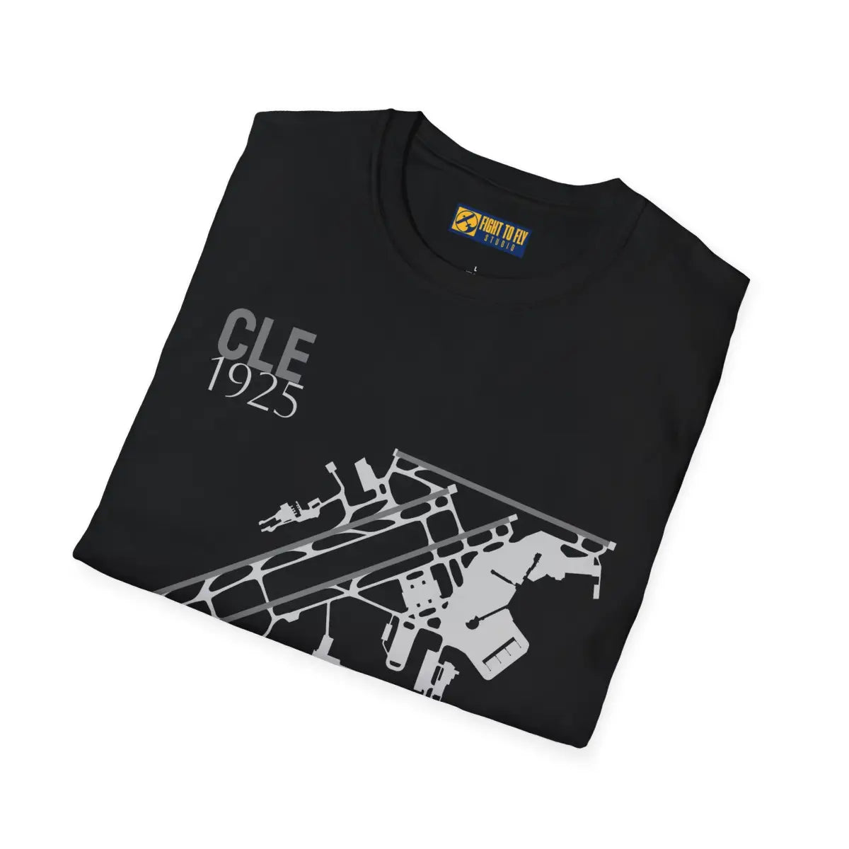 CLE Cleveland Hopkins International - 1925 - Tee - T-Shirt - Gifts for pilots - Aviation apparel