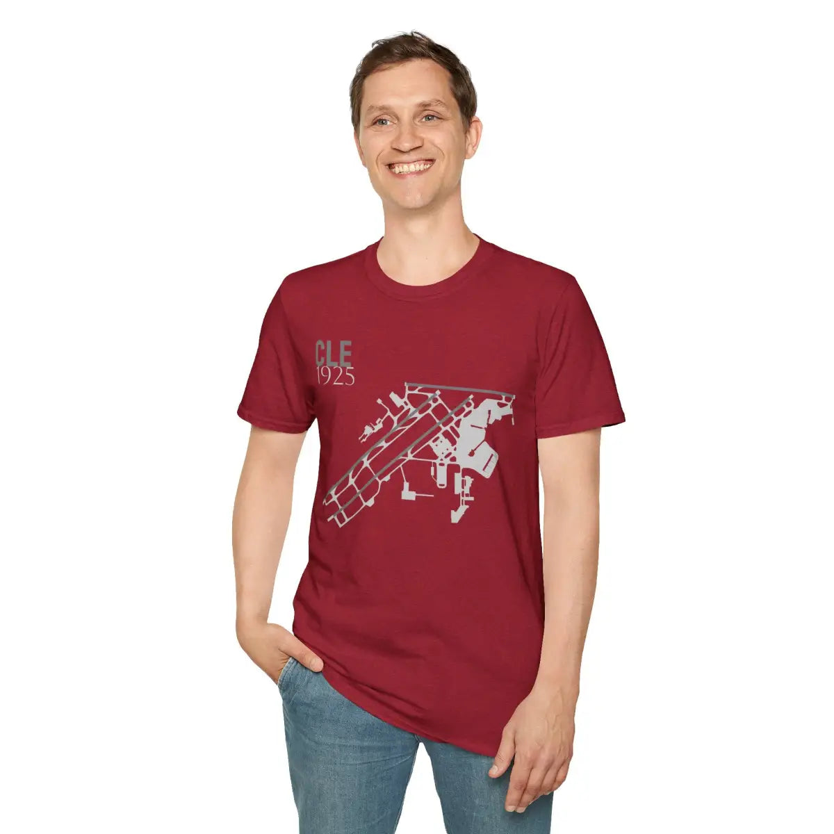 CLE Cleveland Hopkins International - 1925 - Tee - T-Shirt - Gifts for pilots - Aviation apparel