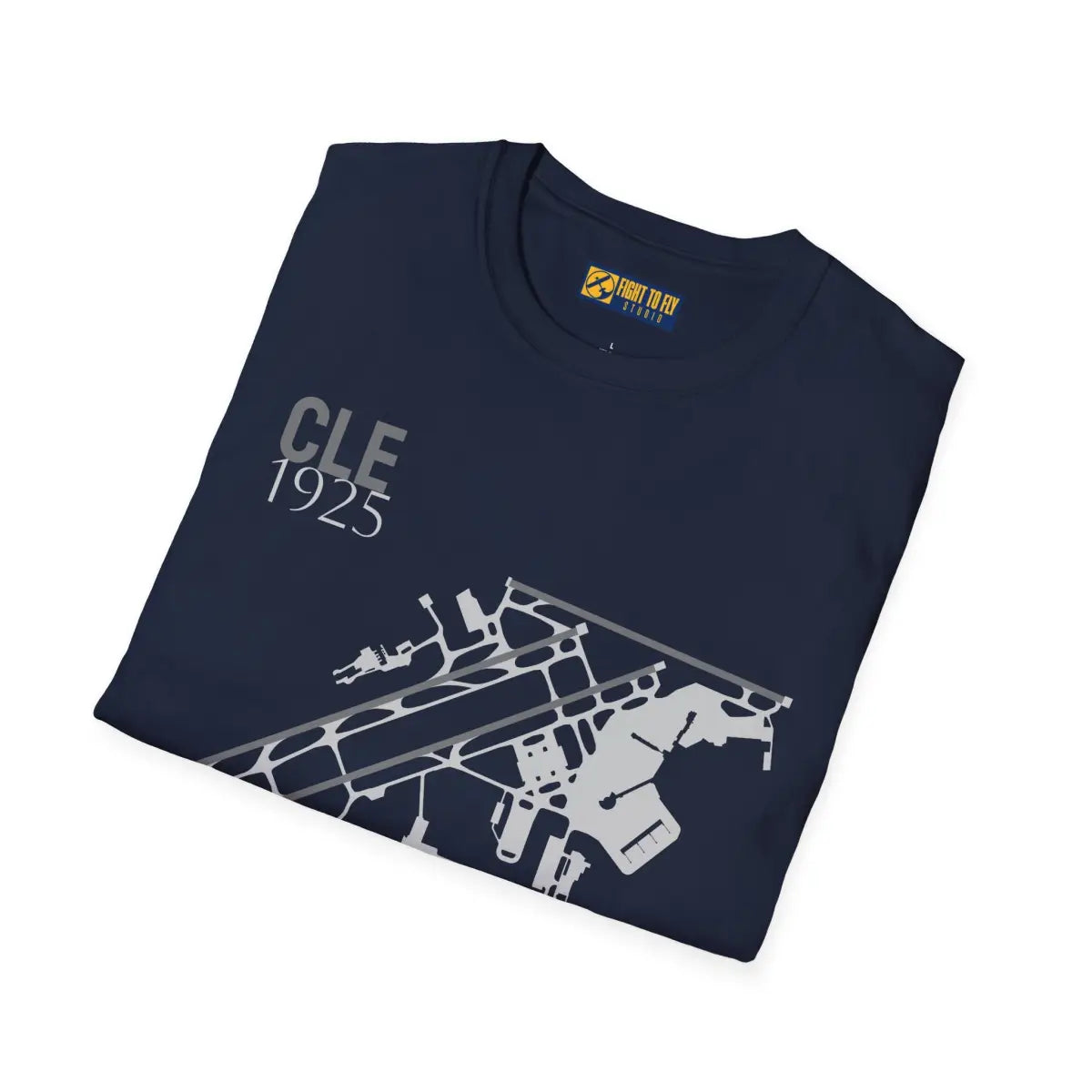 CLE Cleveland Hopkins International - 1925 - Tee - T-Shirt - Gifts for pilots - Aviation apparel