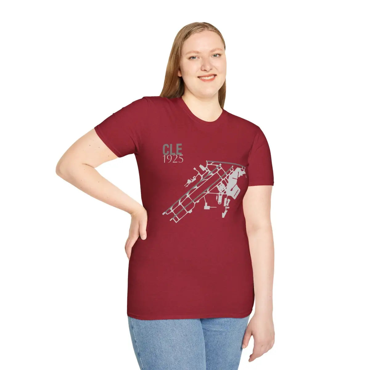 CLE Cleveland Hopkins International - 1925 - Tee - T-Shirt - Gifts for pilots - Aviation apparel