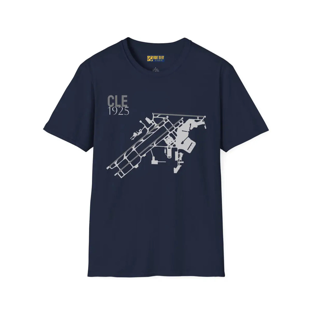 CLE Cleveland Hopkins International - 1925 - Tee - T-Shirt - Gifts for pilots - Aviation apparel