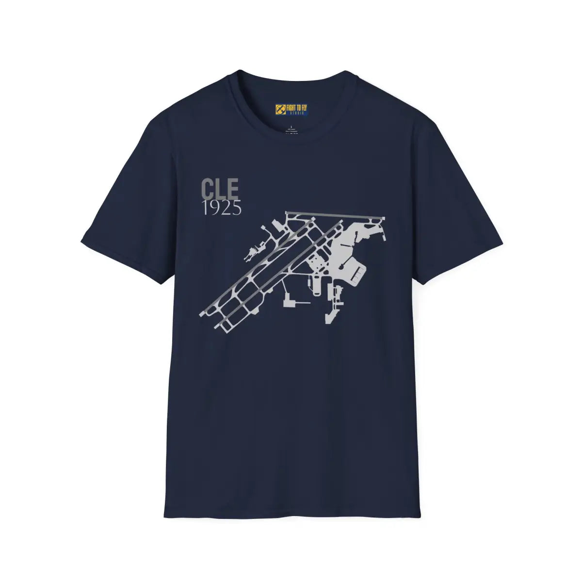 CLE Cleveland Hopkins International - 1925 - Tee - T-Shirt - Gifts for pilots - Aviation apparel