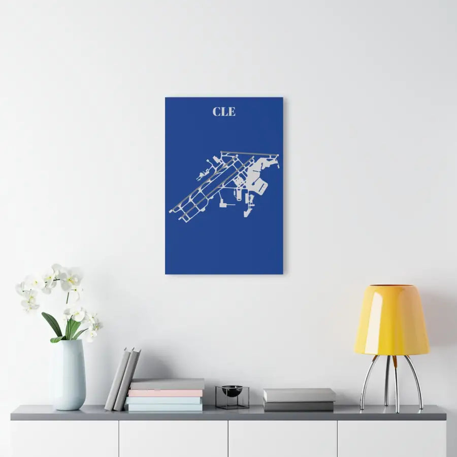 CLE - Cleveland Hopkins International Acrylic Print - Home Decor - Pilot gifts - WWII warbird t-shirt
