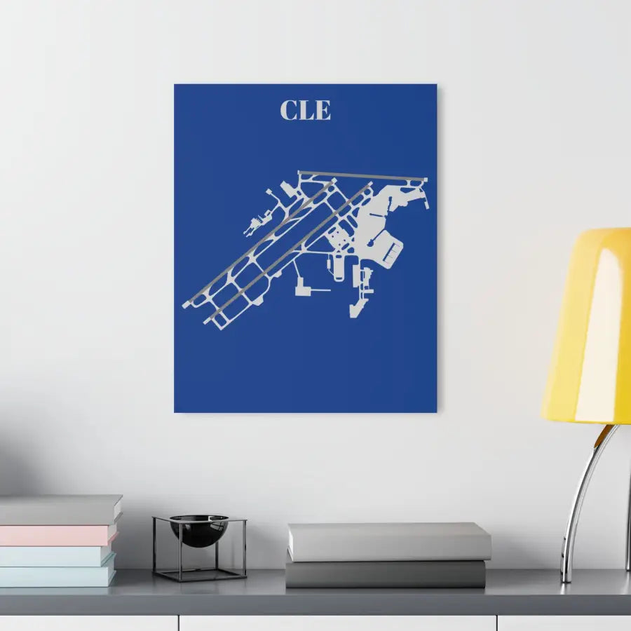 CLE - Cleveland Hopkins International Acrylic Print - Home Decor - Pilot gifts - WWII warbird t-shirt