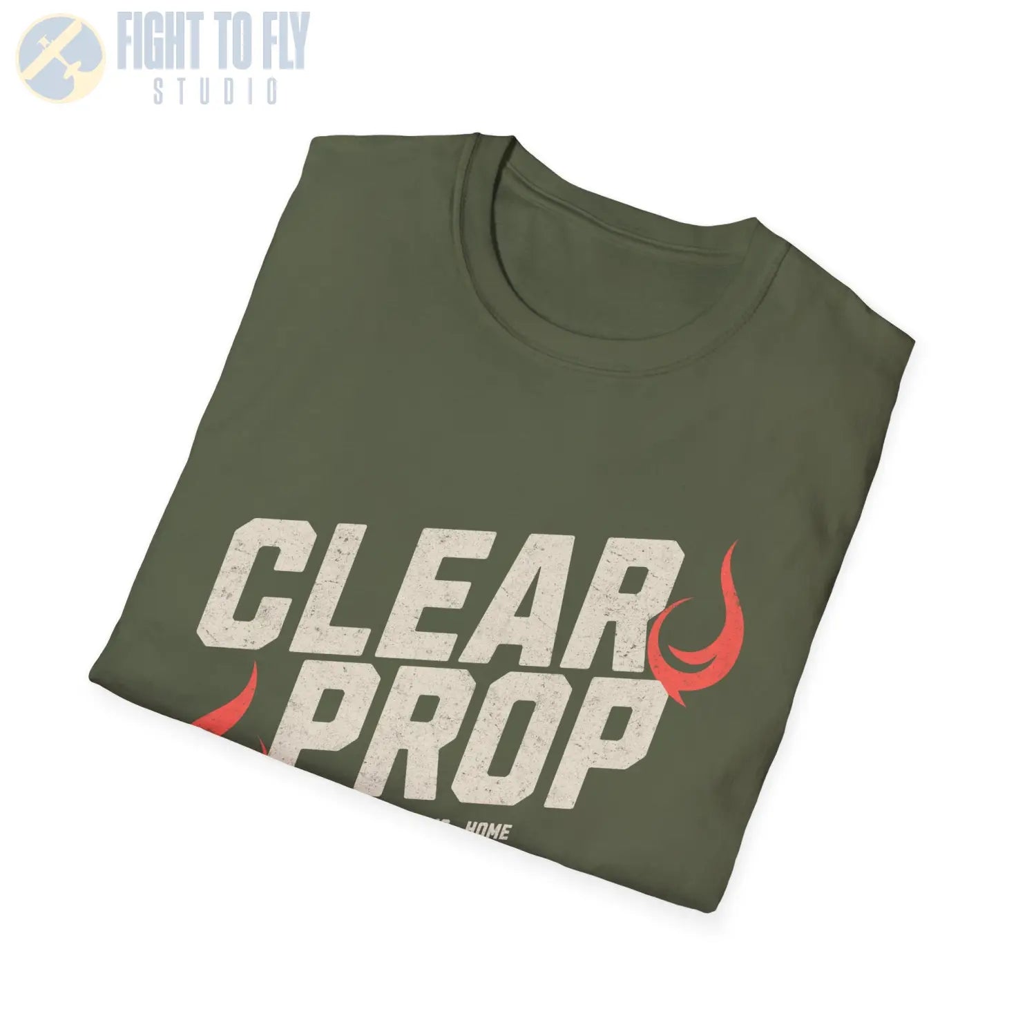 “Clear Prop: The Sky is Home” Aviation T-Shirt - Pilot gifts - WWII warbird t-shirt