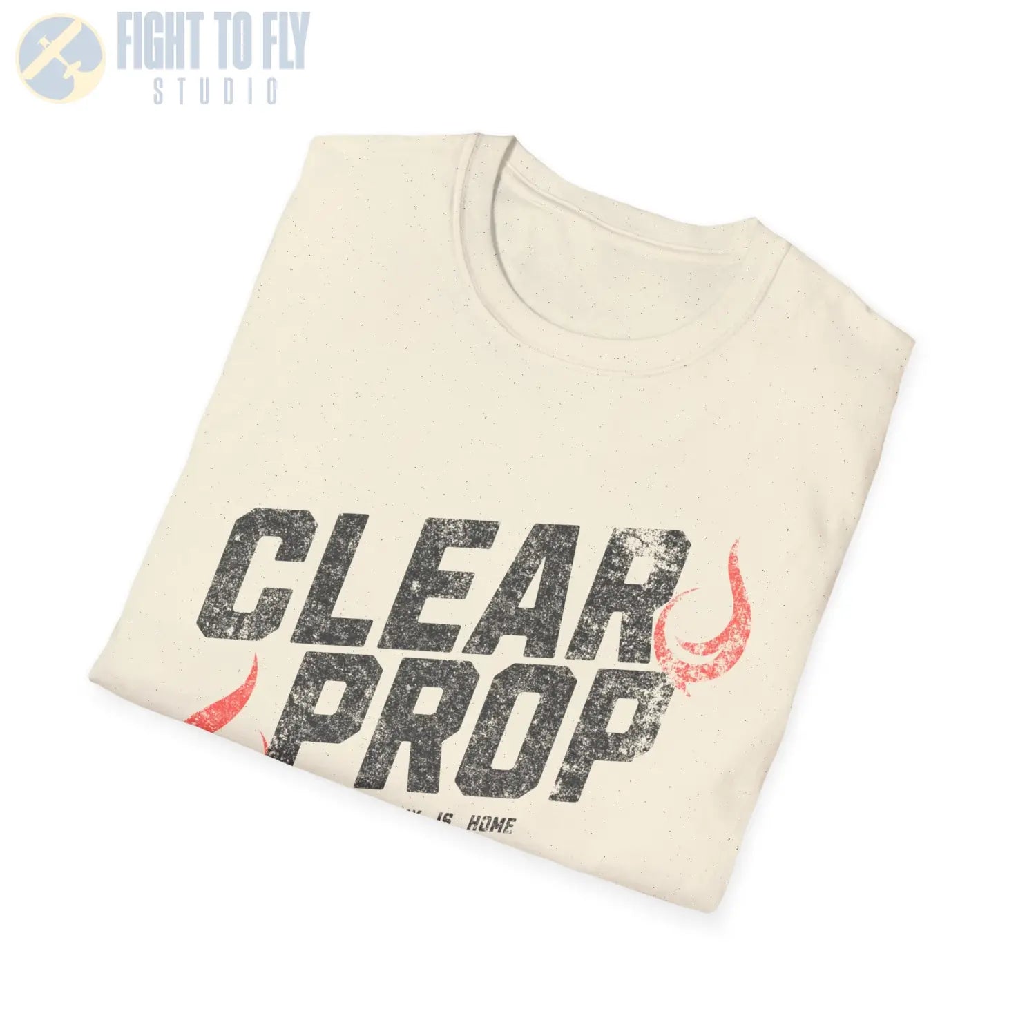 “Clear Prop: The Sky is Home” Aviation T-Shirt - Pilot gifts - WWII warbird t-shirt