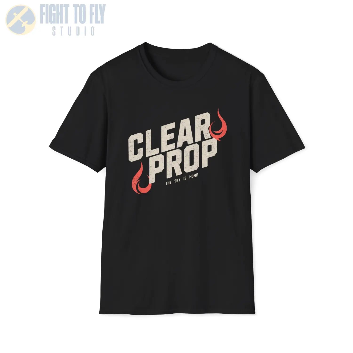 “Clear Prop: The Sky is Home” Aviation T-Shirt - Pilot gifts - WWII warbird t-shirt