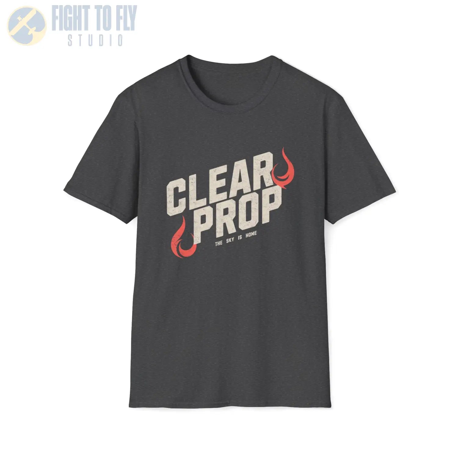 “Clear Prop: The Sky is Home” Aviation T-Shirt - Pilot gifts - WWII warbird t-shirt