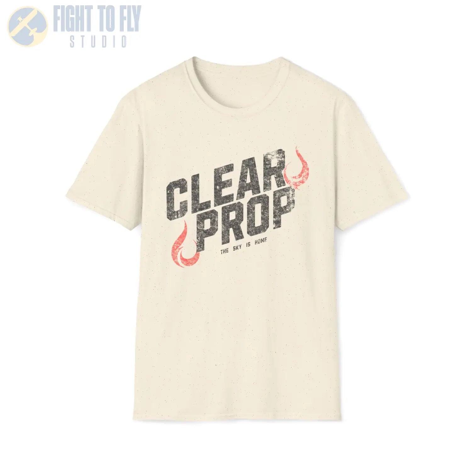 “Clear Prop: The Sky is Home” Aviation T-Shirt - Pilot gifts - WWII warbird t-shirt