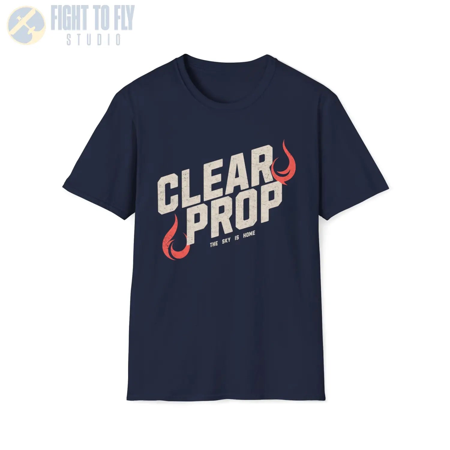 “Clear Prop: The Sky is Home” Aviation T-Shirt - Pilot gifts - WWII warbird t-shirt