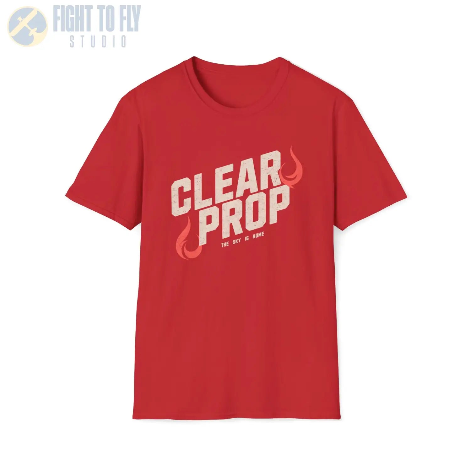 “Clear Prop: The Sky is Home” Aviation T-Shirt - Pilot gifts - WWII warbird t-shirt