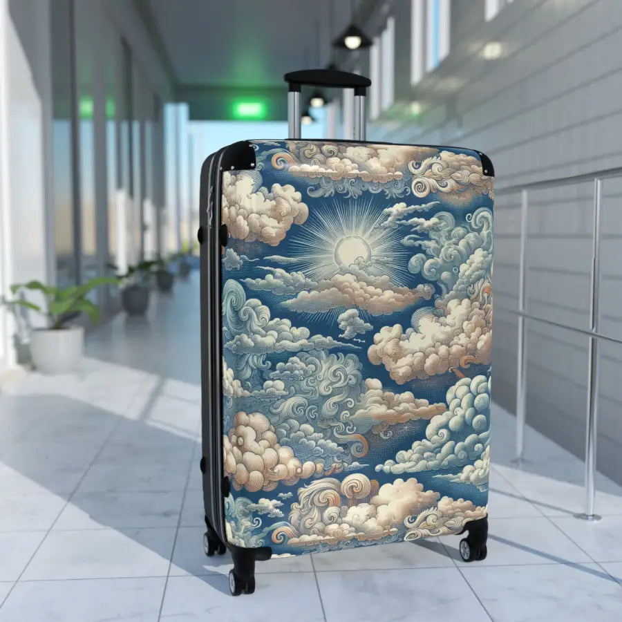 Cloudscape Travel Suitcase – Stylish Luggage for Adventurers - Bags - Gifts pilots - Aviation apparel