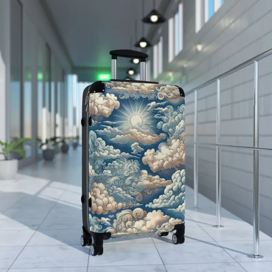 Cloudscape Travel Suitcase – Stylish Luggage for Adventurers - Bags - Gifts pilots - Aviation apparel