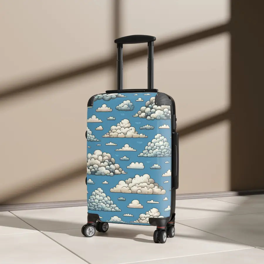 Cloudy Sky Design Suitcase - Stylish Travel Luggage for Adventurers - Bags - Pilot gifts - WWII warbird t-shirt