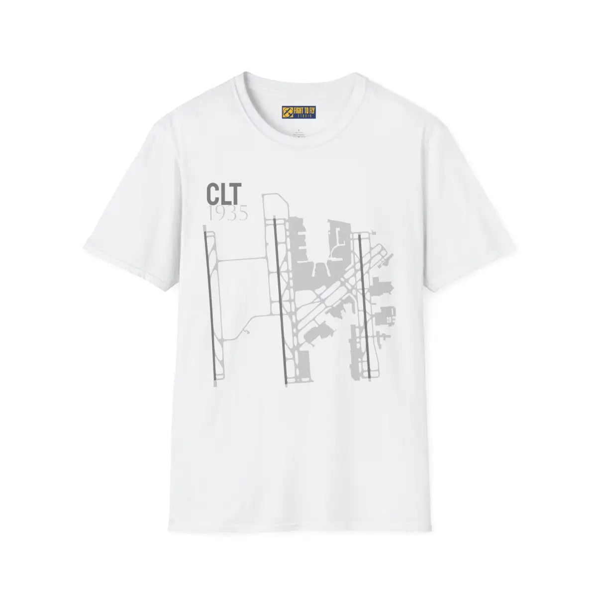 CLT Charlotte Douglas International - 1935 - Tee - T-Shirt - Gifts for pilots - Aviation apparel