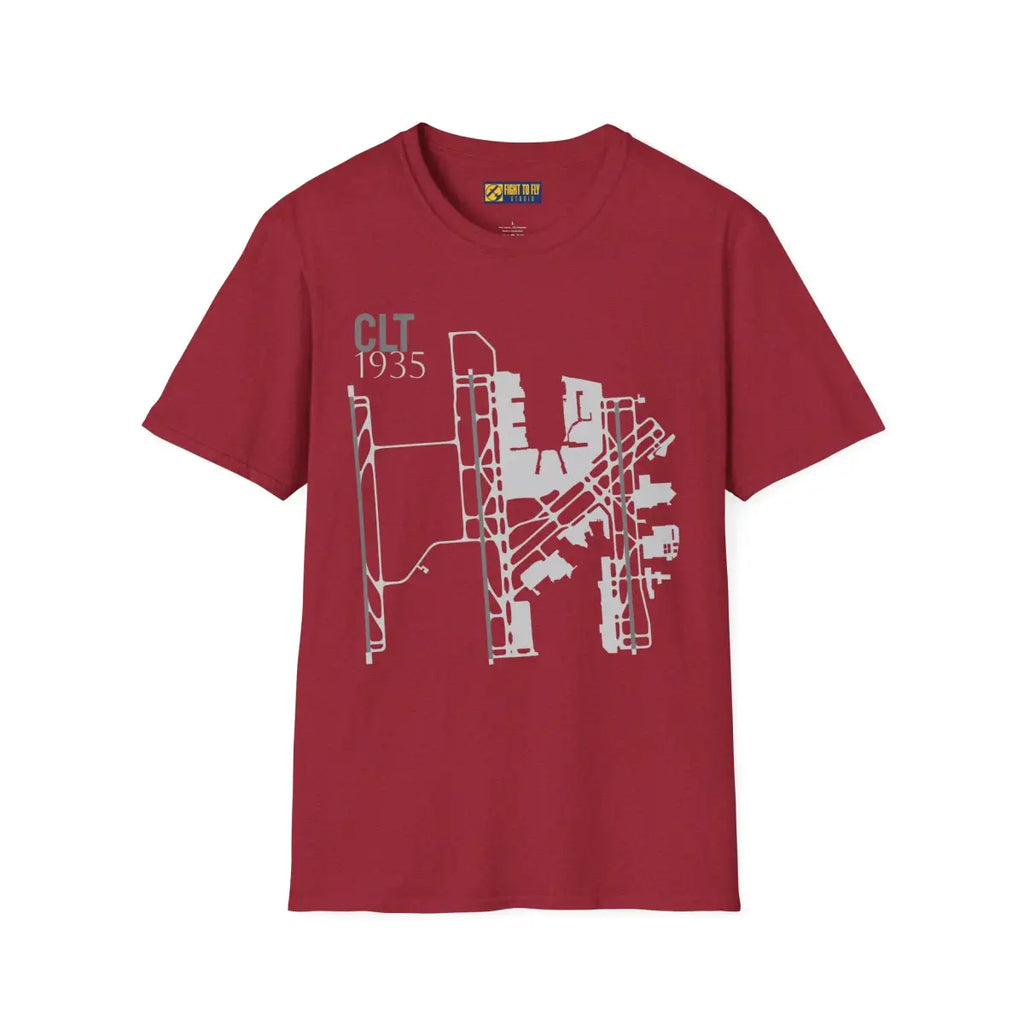 CLT Charlotte Douglas International - 1935 - Tee - T-Shirt - Pilot gifts - WWII warbird t-shirt