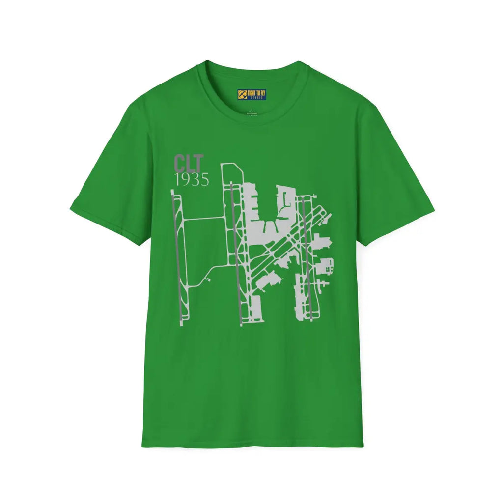 CLT Charlotte Douglas International - 1935 - Tee - T-Shirt - Pilot gifts - WWII warbird t-shirt