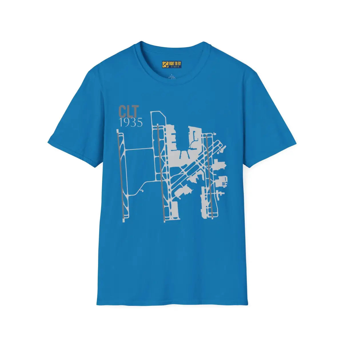 CLT Charlotte Douglas International - 1935 - Tee - T-Shirt - Gifts for pilots - Aviation apparel