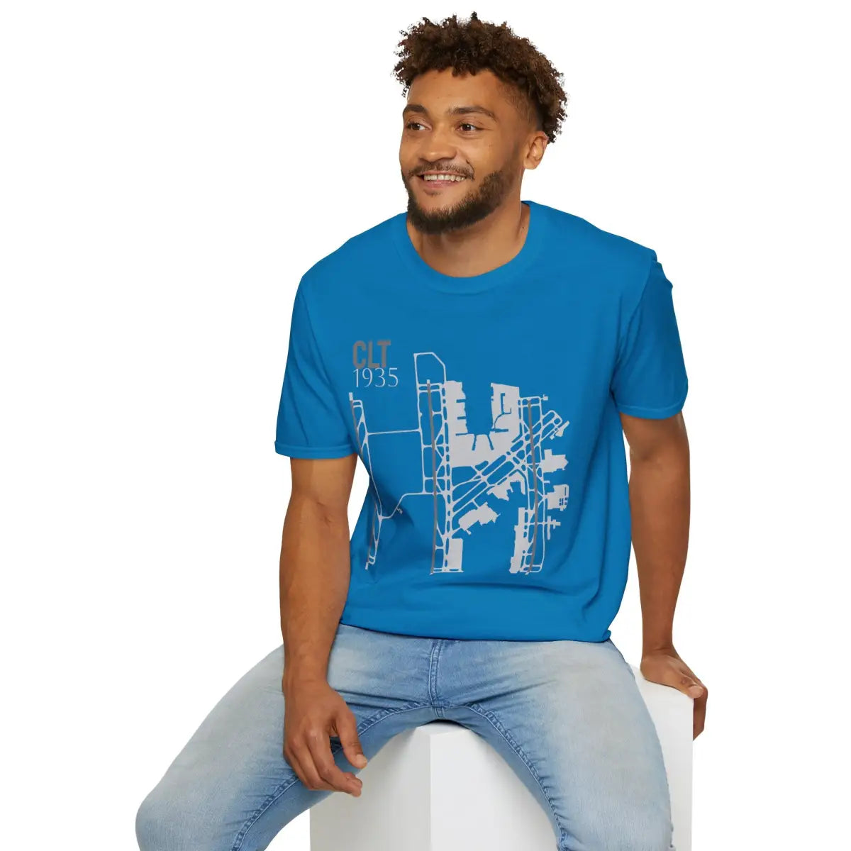 CLT Charlotte Douglas International - 1935 - Tee - T-Shirt - Gifts for pilots - Aviation apparel