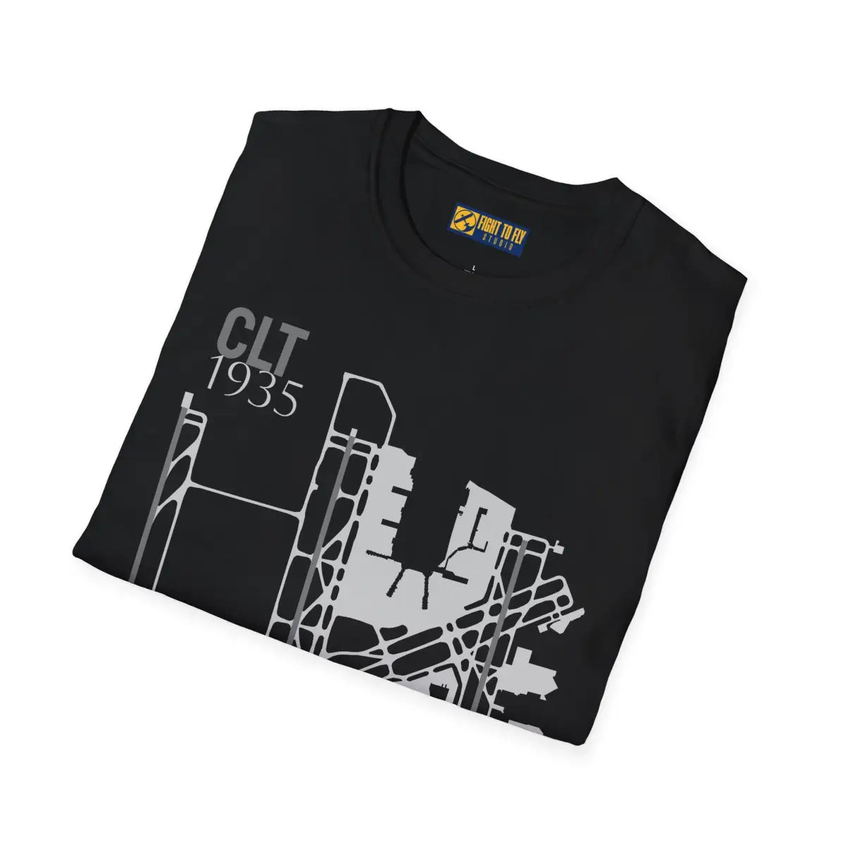 CLT Charlotte Douglas International - 1935 - Tee - T-Shirt - Gifts for pilots - Aviation apparel