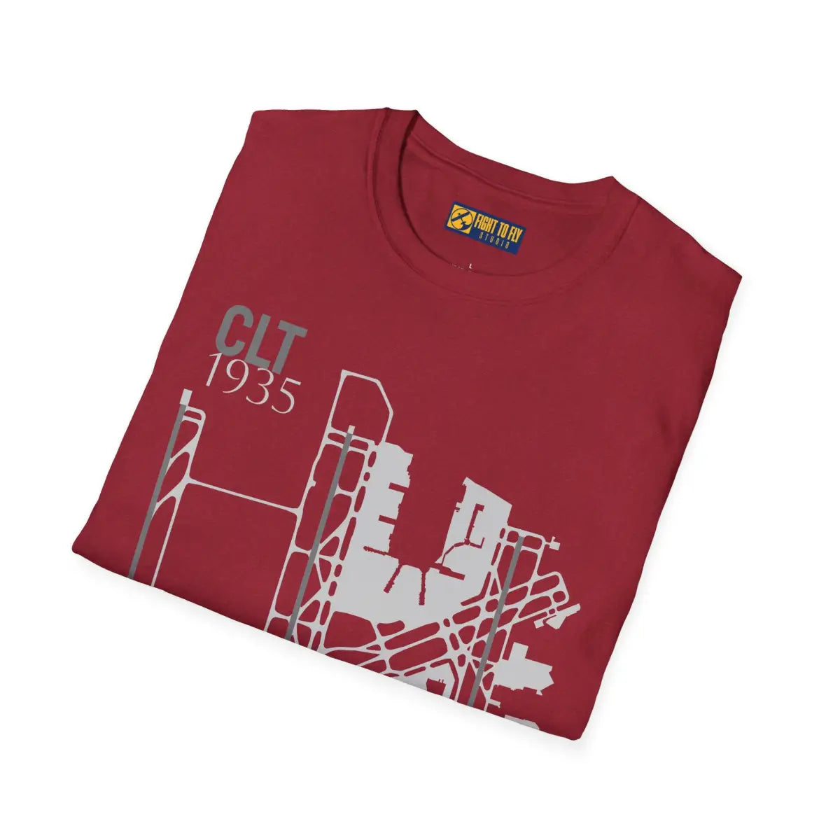 CLT Charlotte Douglas International - 1935 - Tee - T-Shirt - Gifts for pilots - Aviation apparel