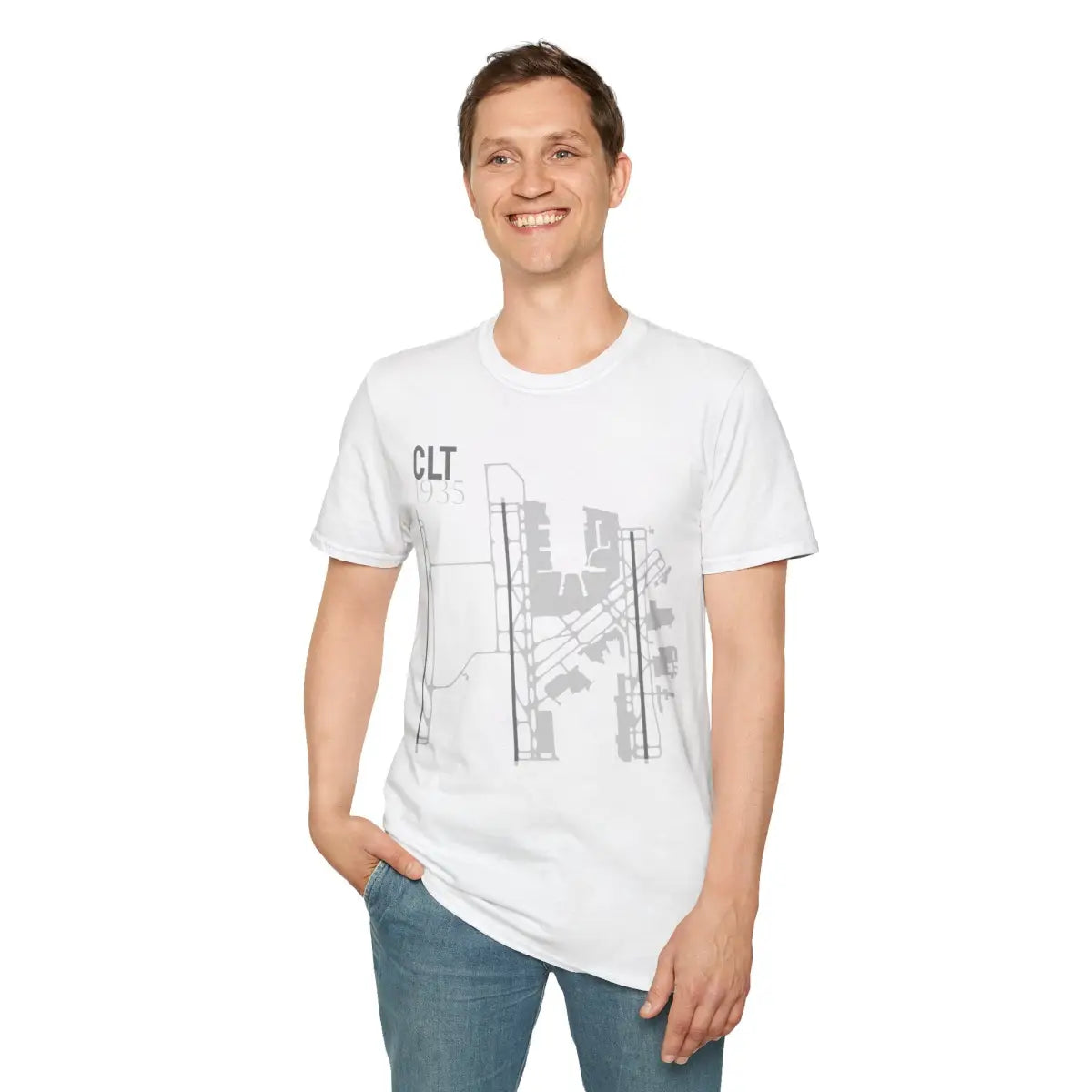 CLT Charlotte Douglas International - 1935 - Tee - T-Shirt - Pilot gifts - WWII warbird t-shirt