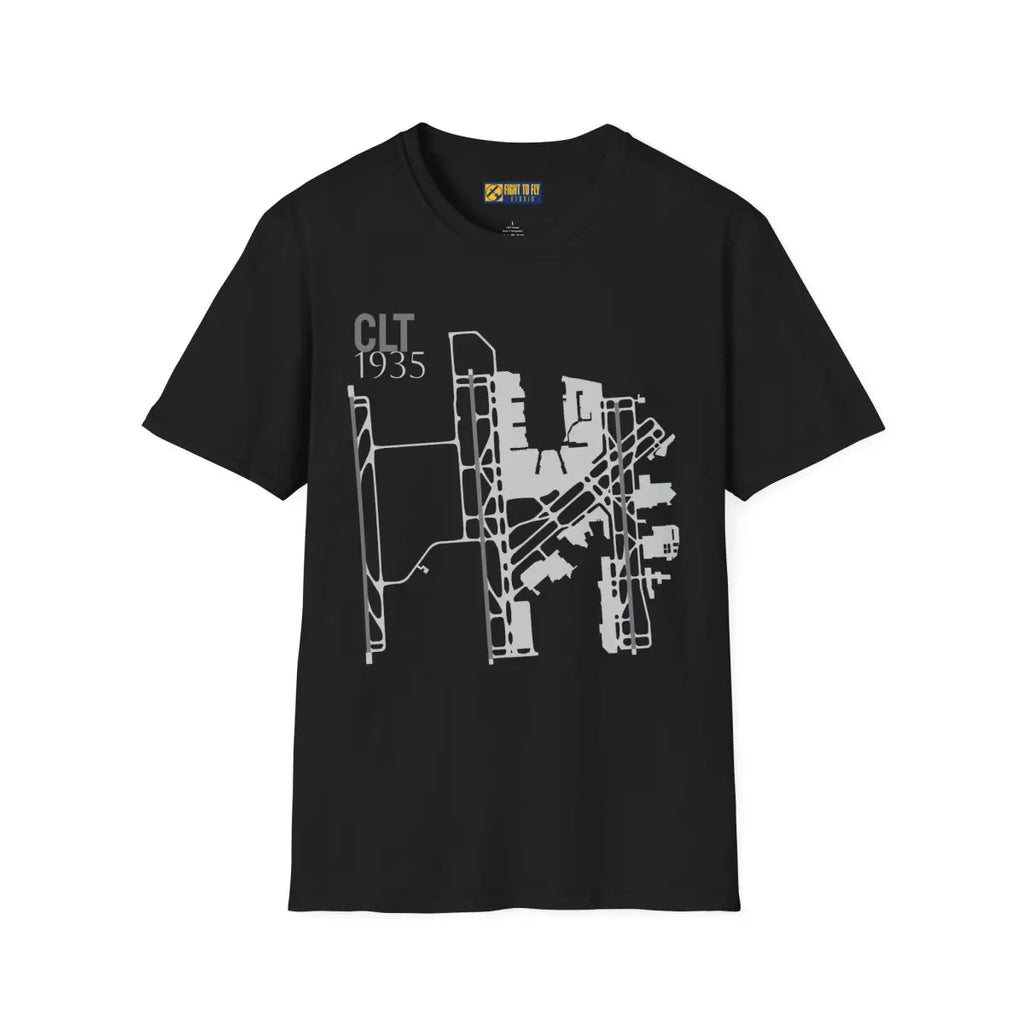CLT Charlotte Douglas International - 1935 - Tee - T-Shirt - Pilot gifts - WWII warbird t-shirt
