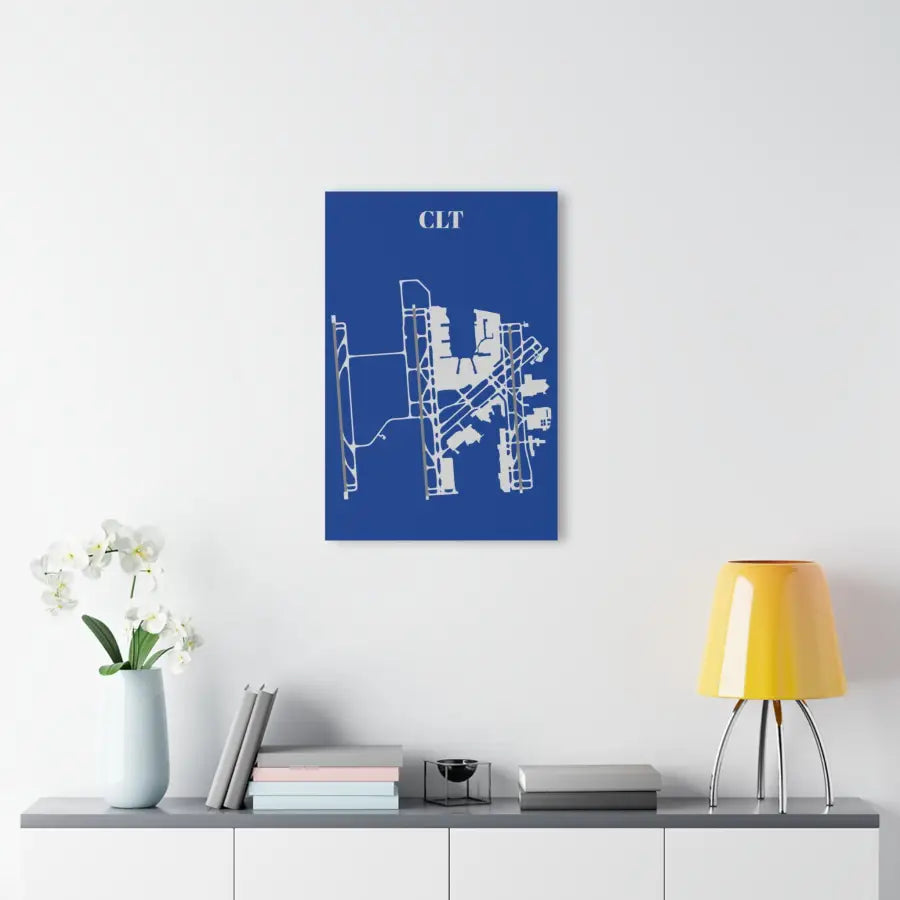 CLT - Charlotte Douglas International Acrylic Print - Home Decor - Gifts for pilots - Aviation apparel