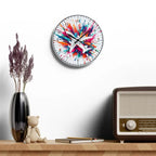 Colorful Airliner Acrylic Wall Clock - Perfect Gift for Travel Lovers - Home Decor - Pilot gifts - WWII warbird t-shirt
