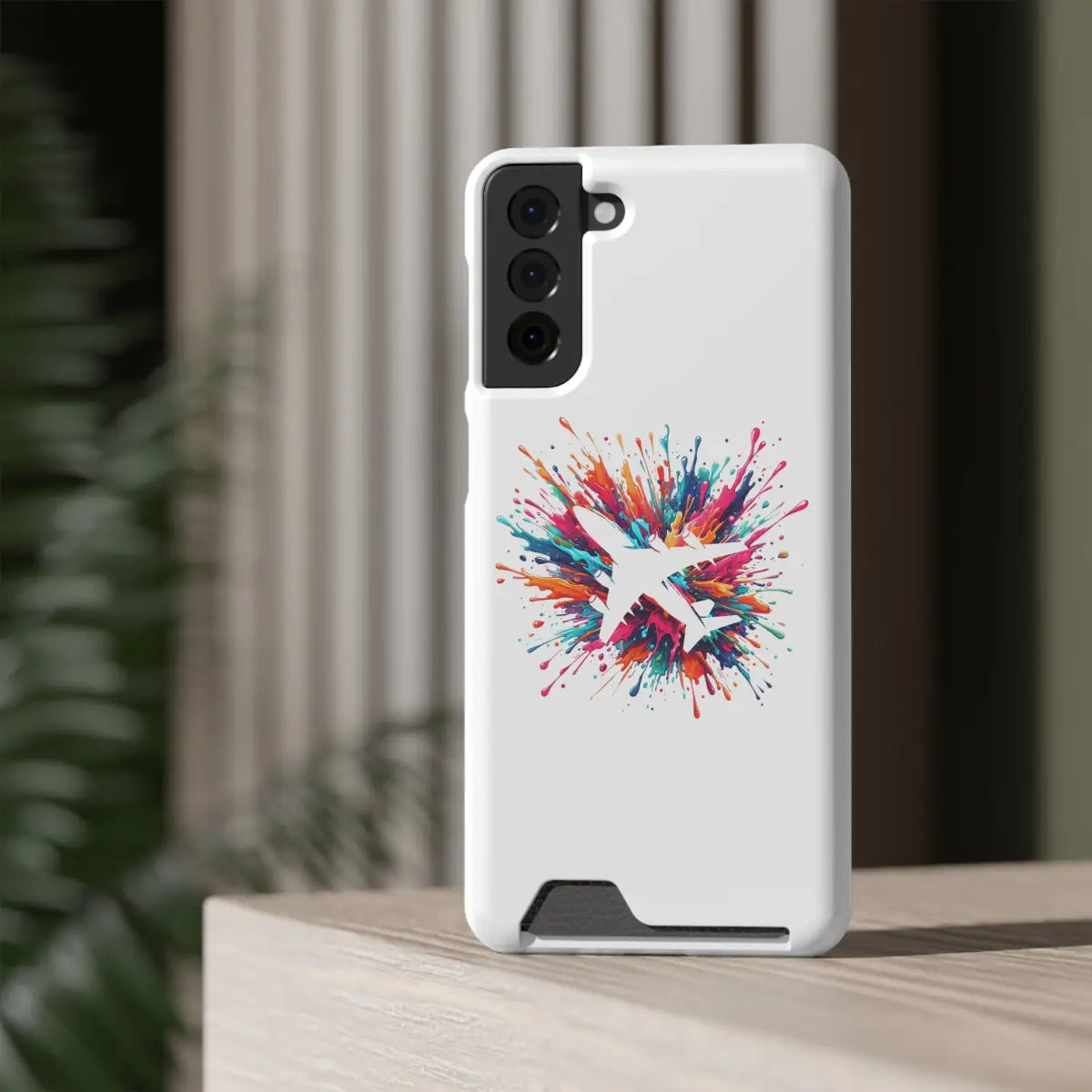 Colorful Travel Phone Case with Card Holder - Perfect for Adventurers - Gifts pilots - Aviation apparel