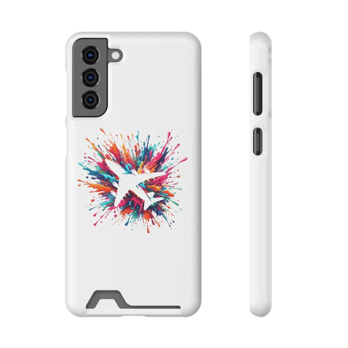 Colorful Travel Phone Case with Card Holder - Perfect for Adventurers - Gifts pilots - Aviation apparel