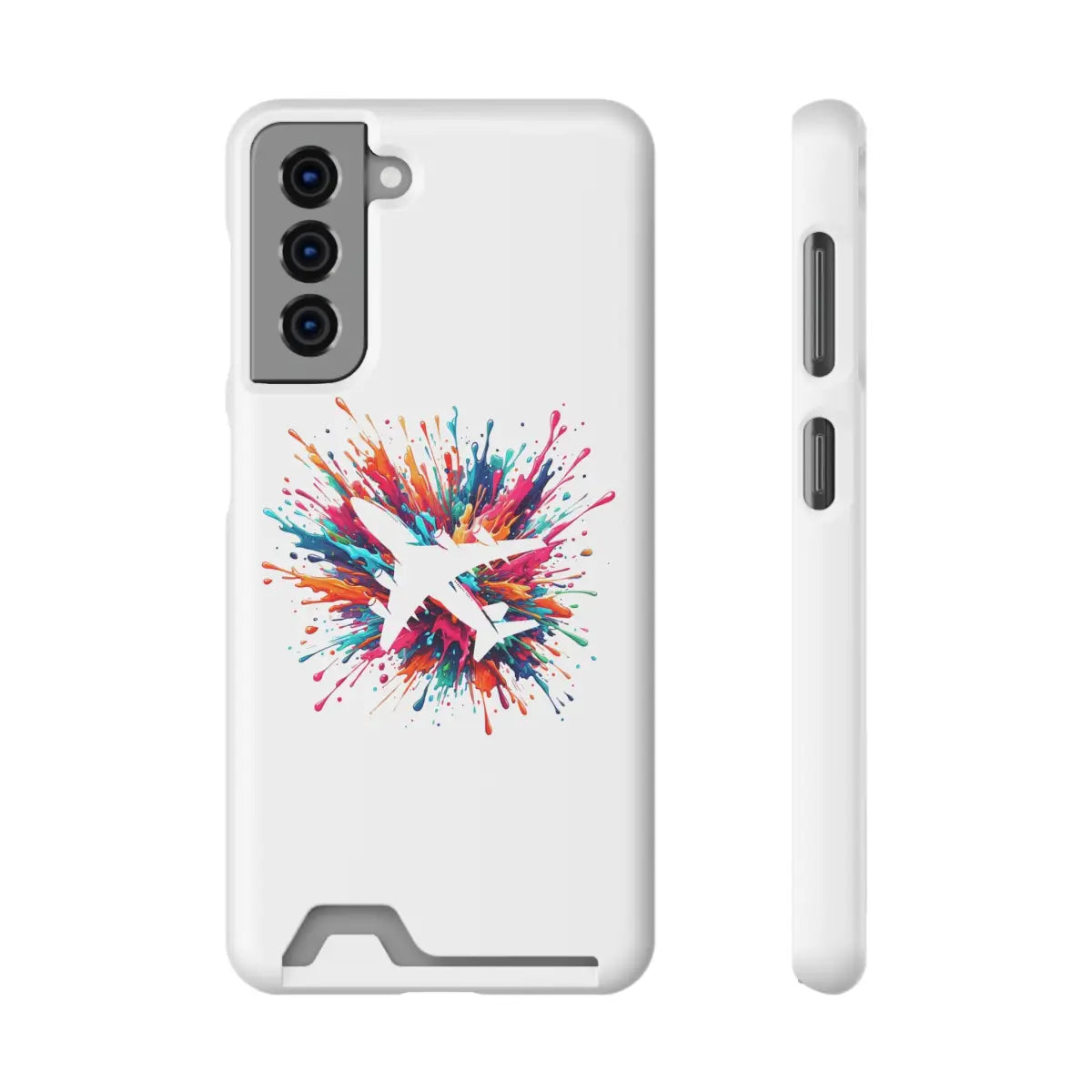 Colorful Travel Phone Case with Card Holder - Perfect for Adventurers - Gifts pilots - Aviation apparel