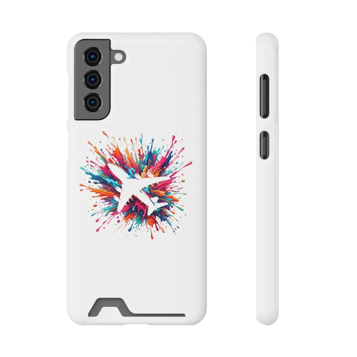 Colorful Travel Phone Case with Card Holder - Perfect for Adventurers - Gifts pilots - Aviation apparel