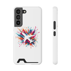 Colorful Travel Phone Case with Card Holder - Perfect for Adventurers